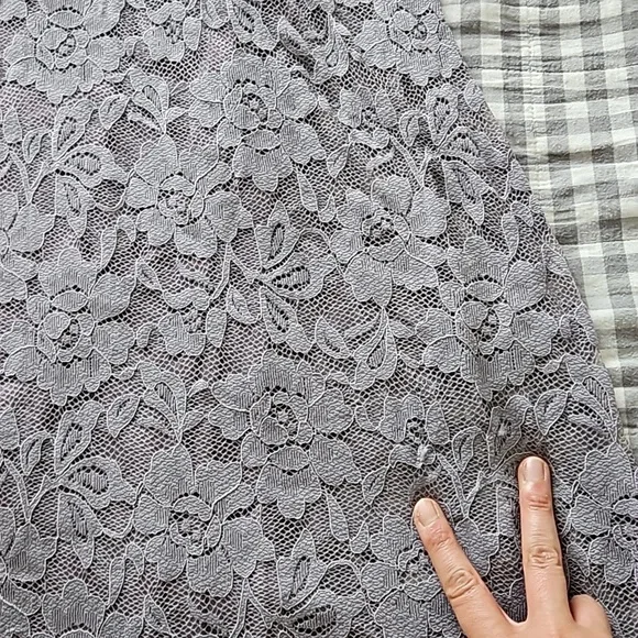 Pinkblush Lace Maxi Empire Waist Sleeved Dress - Picture 11 of 12